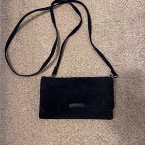 Vera Bradley Navy Quilted Crossbody Bag